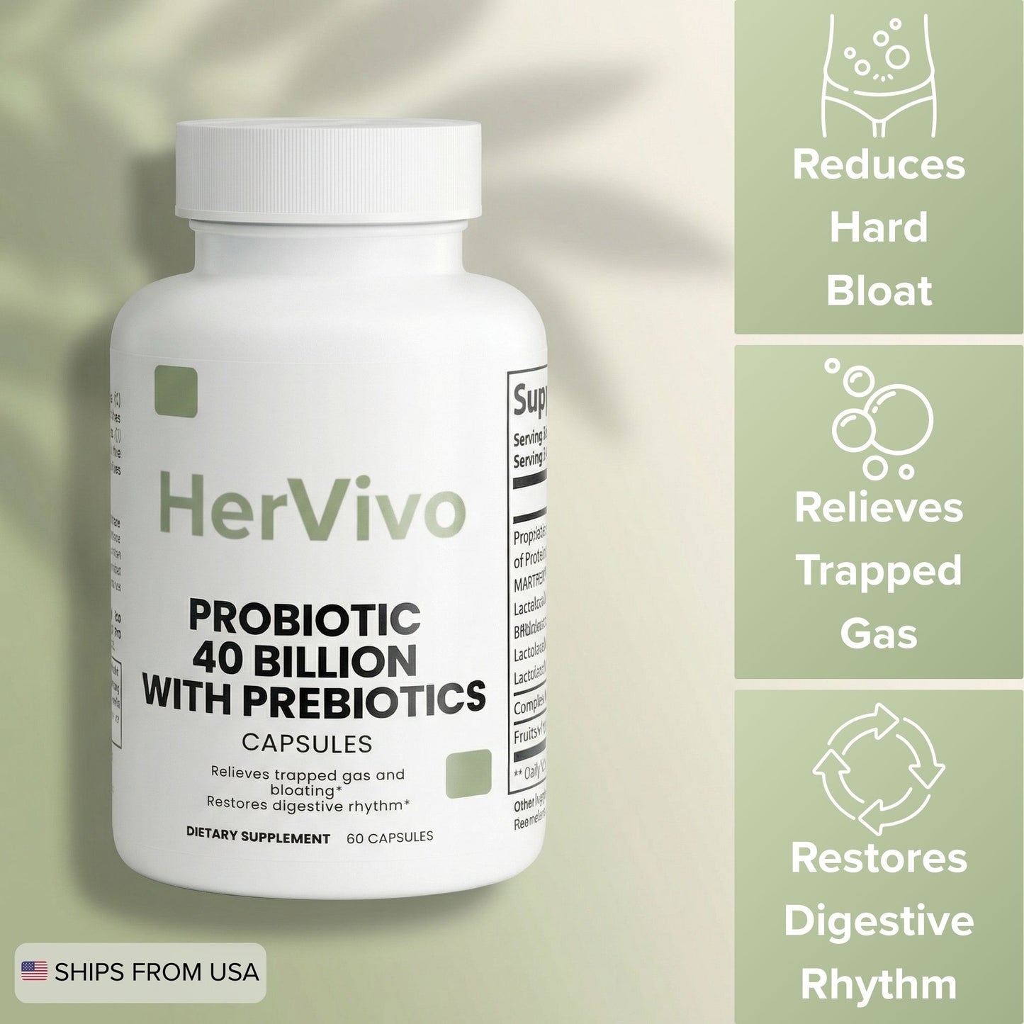 Probiotic 40 Billion with Prebiotics