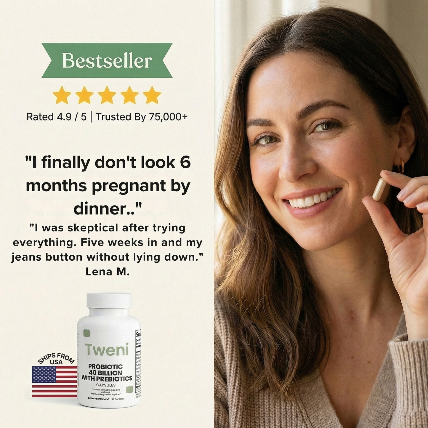 Probiotic 40 Billion with Prebiotics