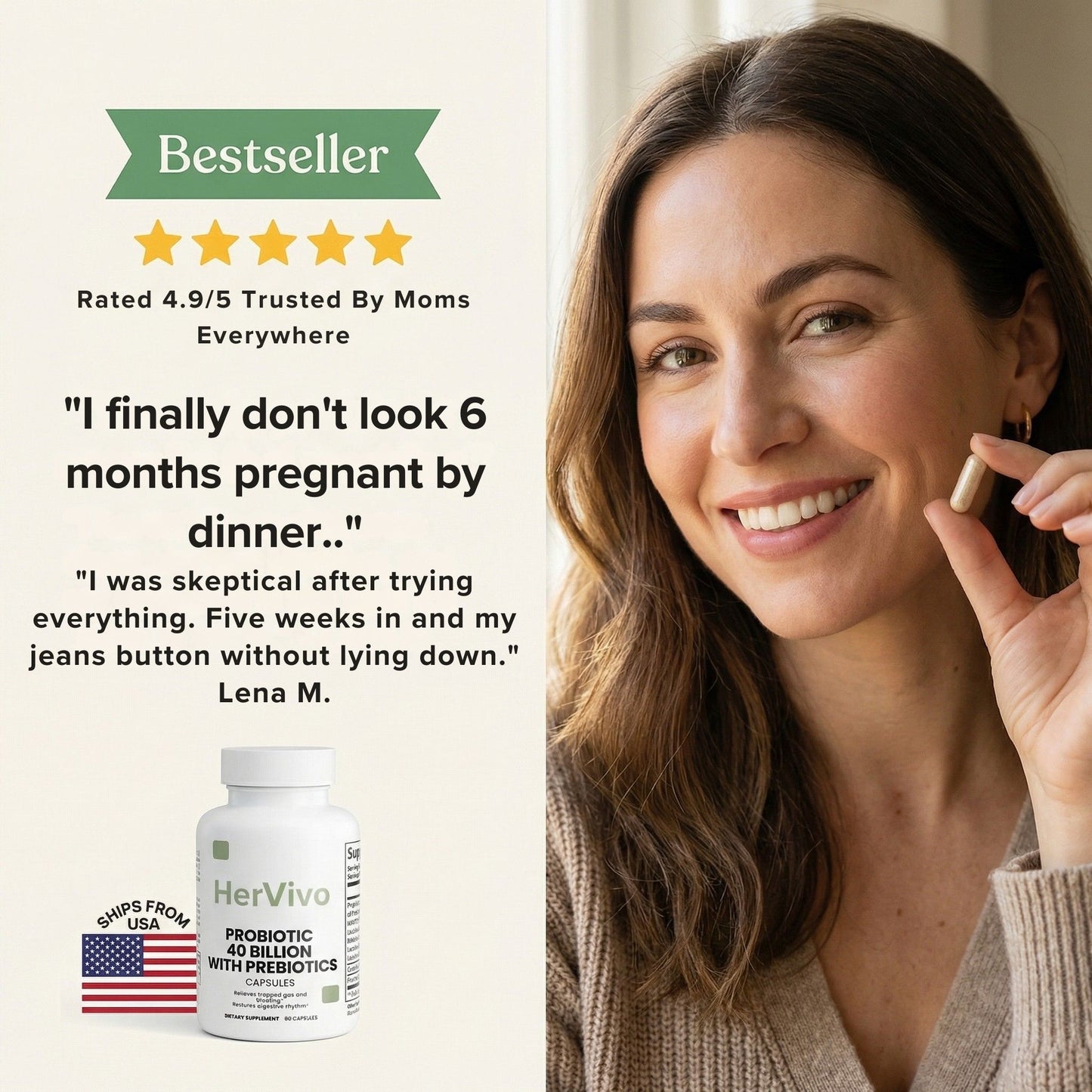 Probiotic 40 Billion with Prebiotics