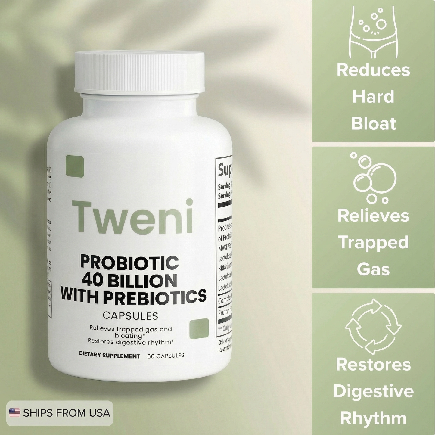 Probiotic 40 Billion with Prebiotics