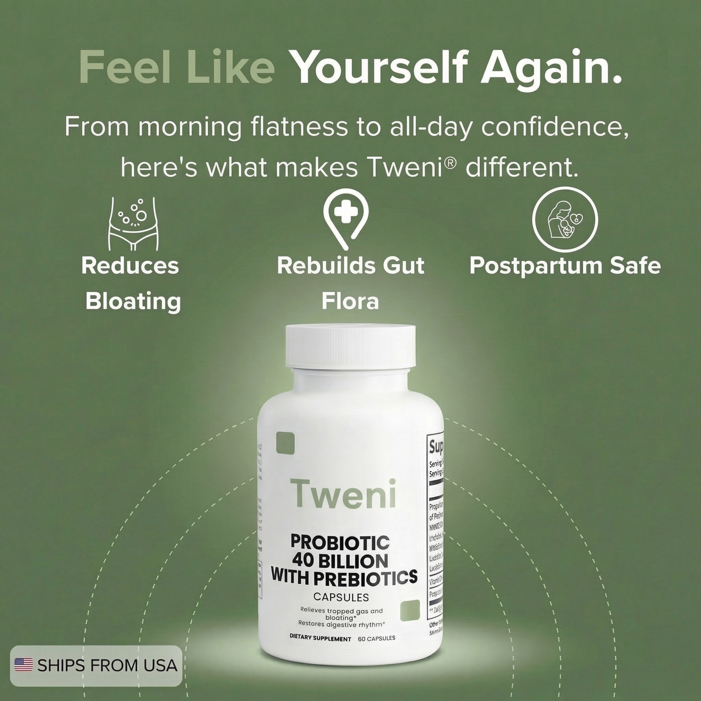 Probiotic 40 Billion with Prebiotics